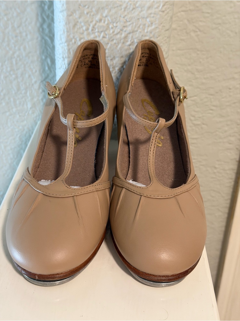 Capezio CG094 Radiance Character Tap Shoes in Nude Tan